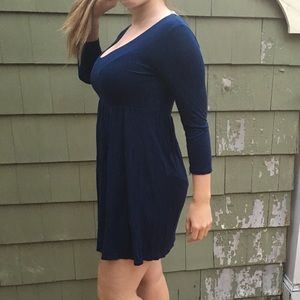 Unyx Stretchy Long Sleeve Empire Waist Dress